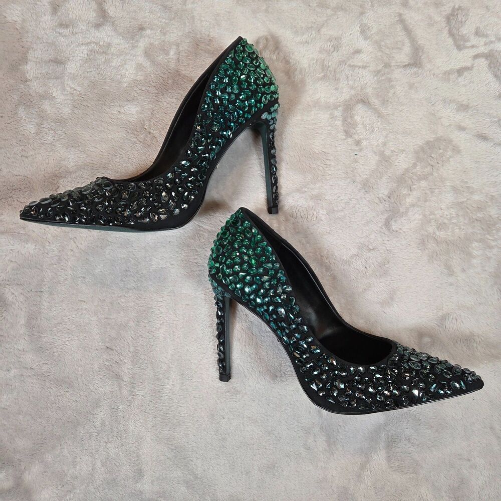 ALDO x Wicked Women's Thegreenelixir Pointed-Toe Rhinestone Pumps